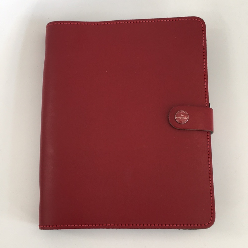 Red A5 original Filofax